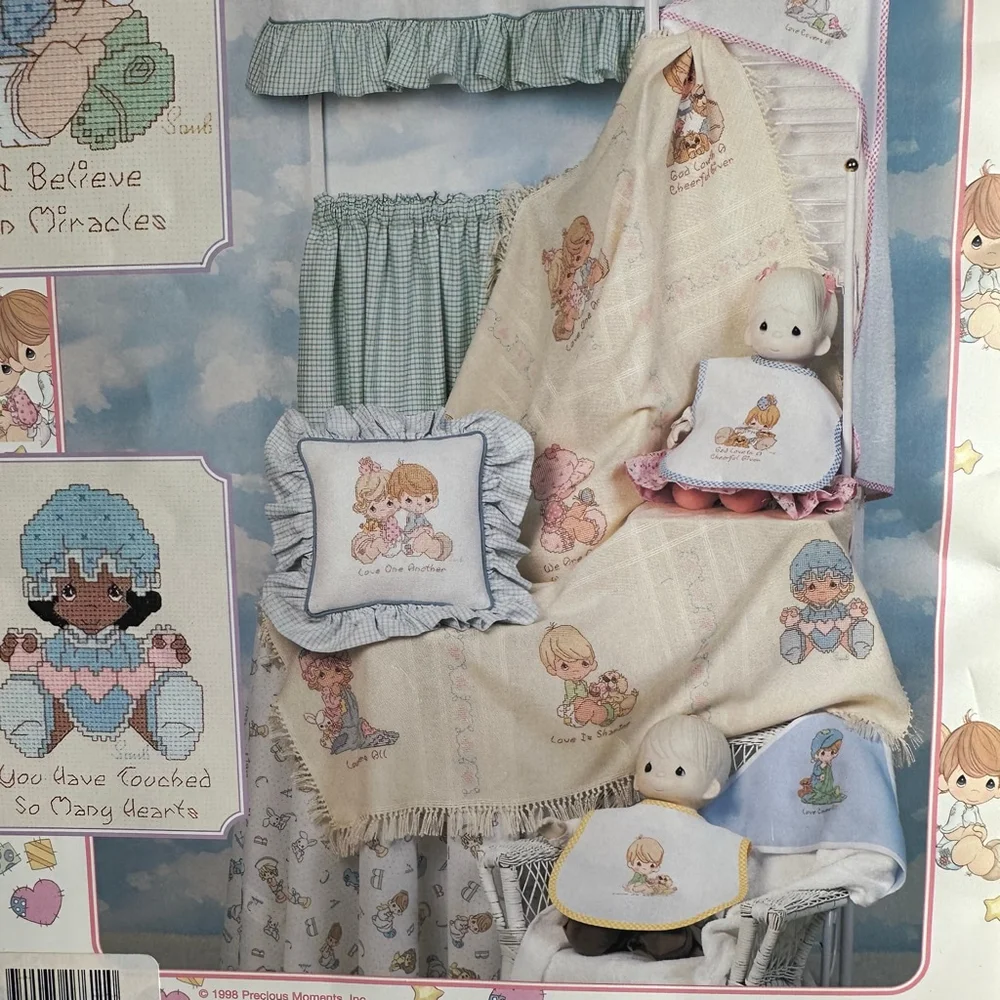 Precious Moments Baby Collection Cross Stitch Pattern Book set (2)
